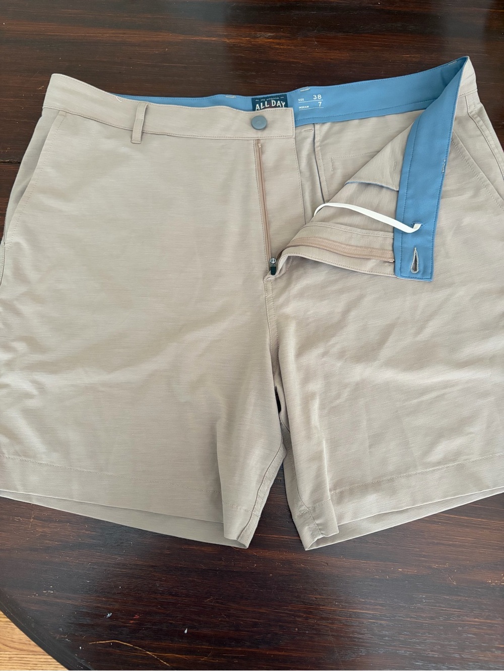 FAHERTY Men’s All Day Shorts (7") - Khaki